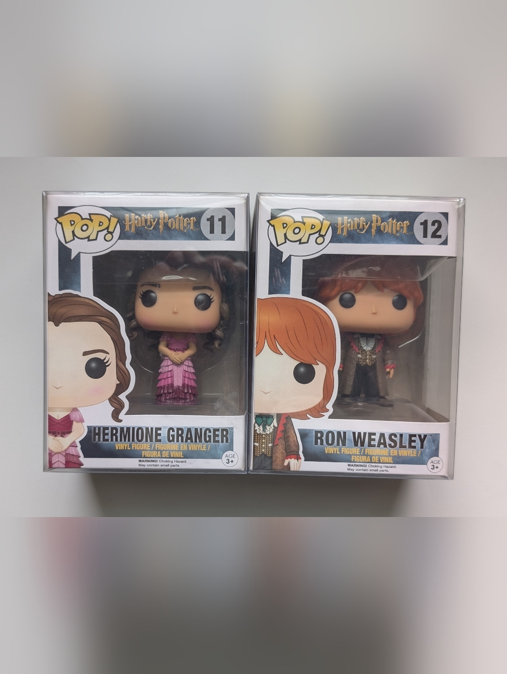 Funko Pop! Harry Potter - #11 Hermione Granger & #12 Ron Weasley Yule Ball